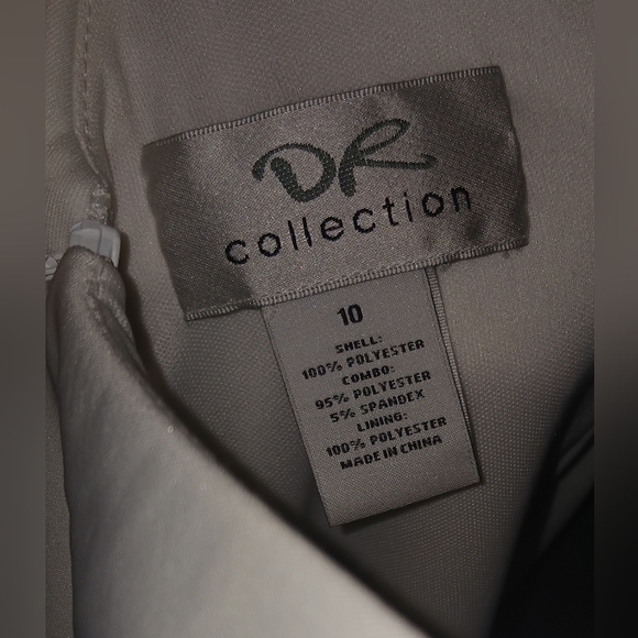 WHITE Chevron Lace Dress - Picture 4 of 4